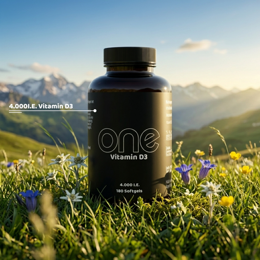 ONE Vitamin D3  4000IE – Hochdosiertes Sonnenvitamin – 180 Tabletten